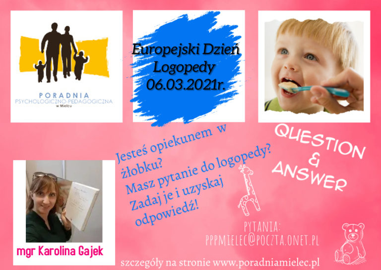 Europejski Dzień Logopedy 06 Marca 2021 Roku Poradnia Psychologiczno Pedagogiczna Mielec 1023